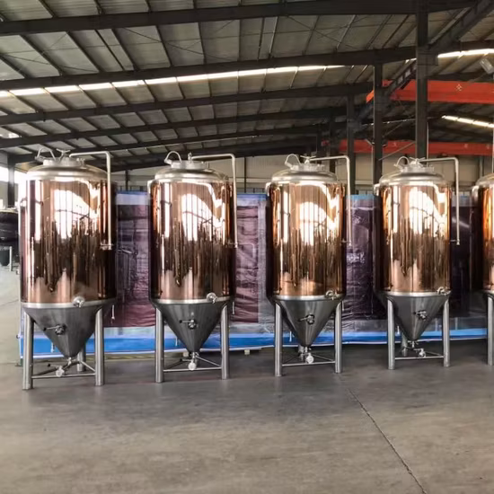 Réservoir de fermenteur conique à bière chemisée pour équipement de brasserie de bière