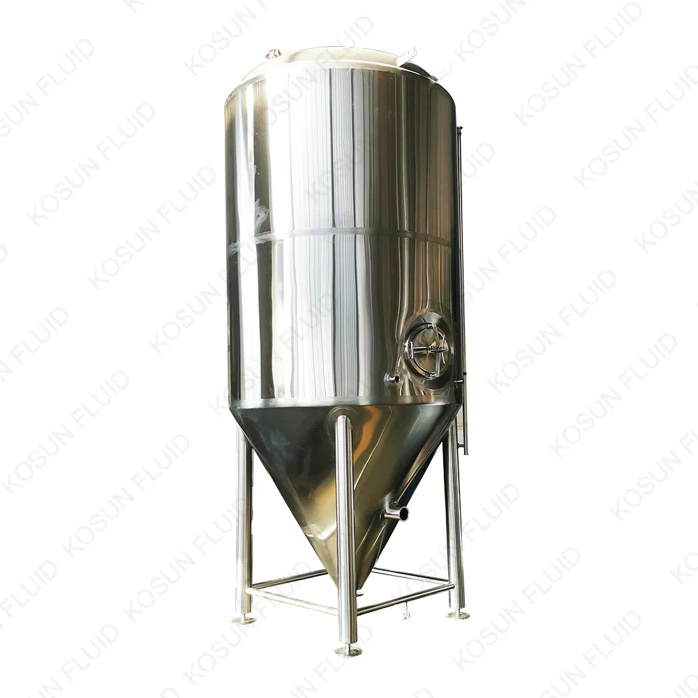 Cuve de fermentation de la bière en acier inoxydable