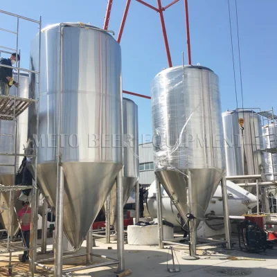 Fermenteur conique en acier inoxydable 15bbl Beer Brite Tank 1500L Wine Fermentation and Storage Tank