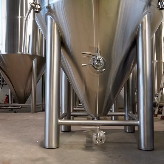 Réservoir de fermenteur de bière de brasserie artisanale en acier inoxydable 1000L