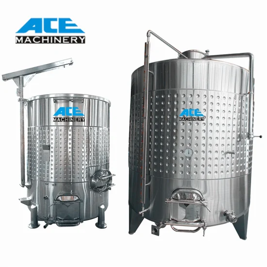 Prix ​​d'usine 2000L 3000L 5000L Volume Variable Couvercle Flottant Vin Fermentation Réservoir En Acier Inoxydable