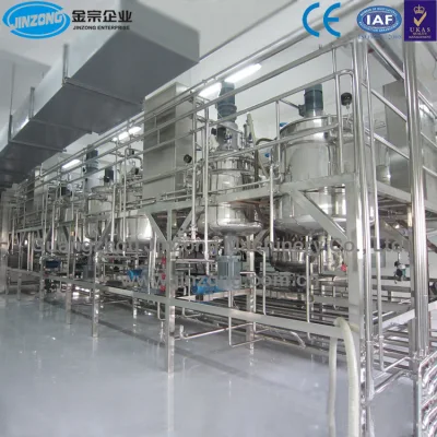 Réservoir de mélange en acier inoxydable Jinzong Machinery pour les industries cosmétiques, alimentaires et pharmaceutiques