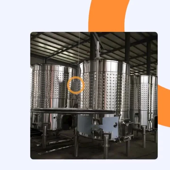 Cuves sanitaires de fermentation de cidre de fruit d'acier inoxydable flottant l'équipement de fabrication de vin de couvercle